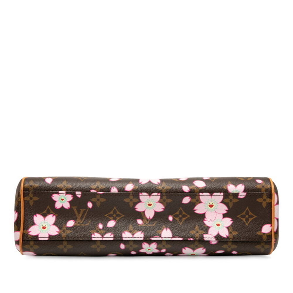 Louis Vuitton Leather Sac Monogram Cherry Brown Handbag Multicolor Blossom Retro - Picture 3 of 8